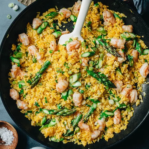 Arroz frito dorado
