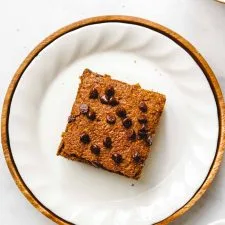Pumpkin Chocolate Chip Blondies