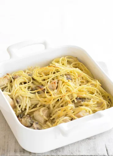Tetrazzini de pavo