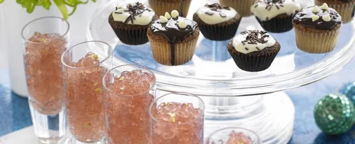 Champagne jelly shots