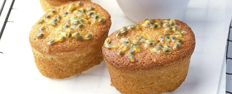 Passion fruit friands