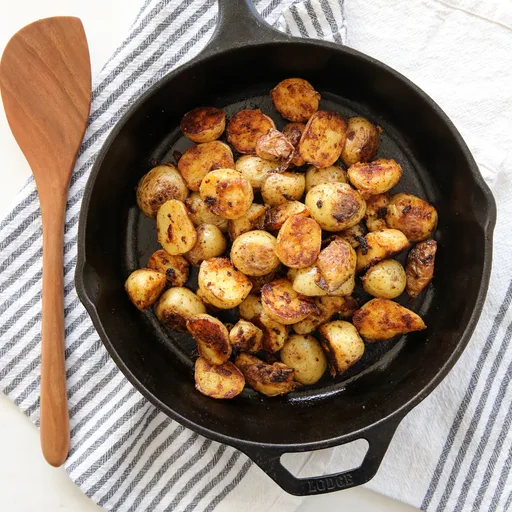Patatas ahumadas a la sartén