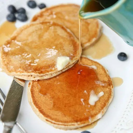 100% Whole Wheat Pancakes