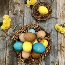 Huevos de Pascua - Tinte natural
