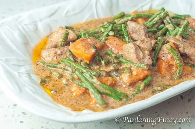 Pork Ginataan with Squash and String Beans