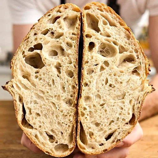 Easy Sourdough Bread (No kneading, No Autolyse, No Pre-Shape)