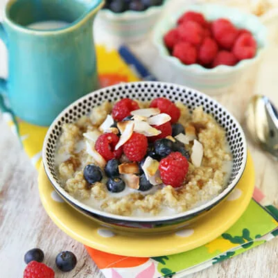 Quinoa de Desayuno con Coco y Almendras