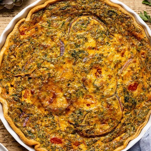 La mejor quiche de verduras y parmesano