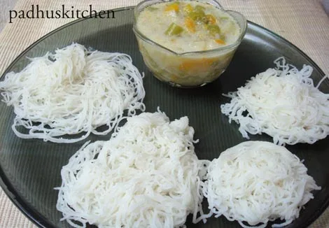 Cómo hacer harina de idiyappam desde cero y receta de idiyappam