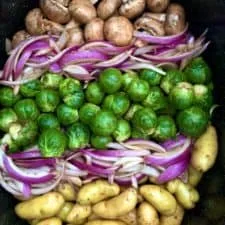 Verduras al Horno con un Toque Extra de Sabor y un Giro Palestino
