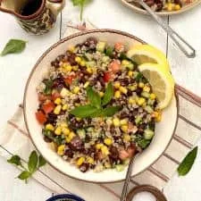 The Best Vegan Quinoa Salad with Black Beans