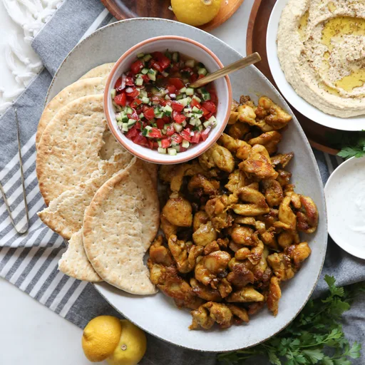 Sheet Pan Chicken Shawarma