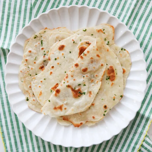 Easy Yogurt Flatbread (Skillet Recipe)