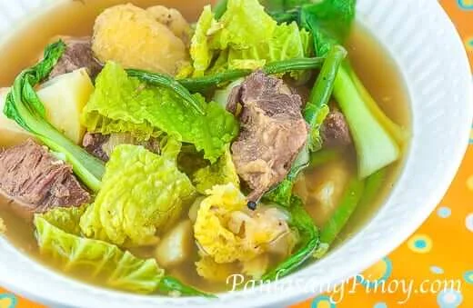 Slow Cooked Beef Nilaga Soup Recipe