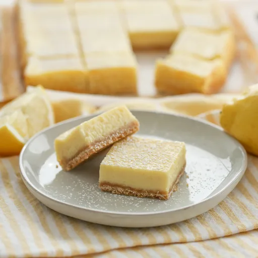Creamy Lemon {or Lime!} Bars