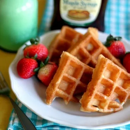 Light & Crispy Waffles