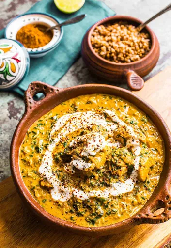 Curry de pollo al coco