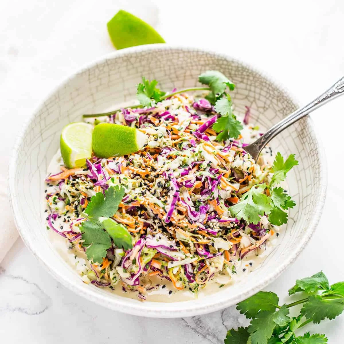 Coleslaw with Tahini Dressing