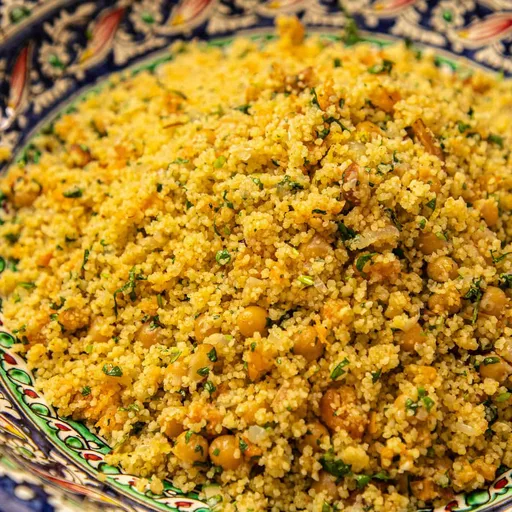 Cuscús especiado a la marroquí