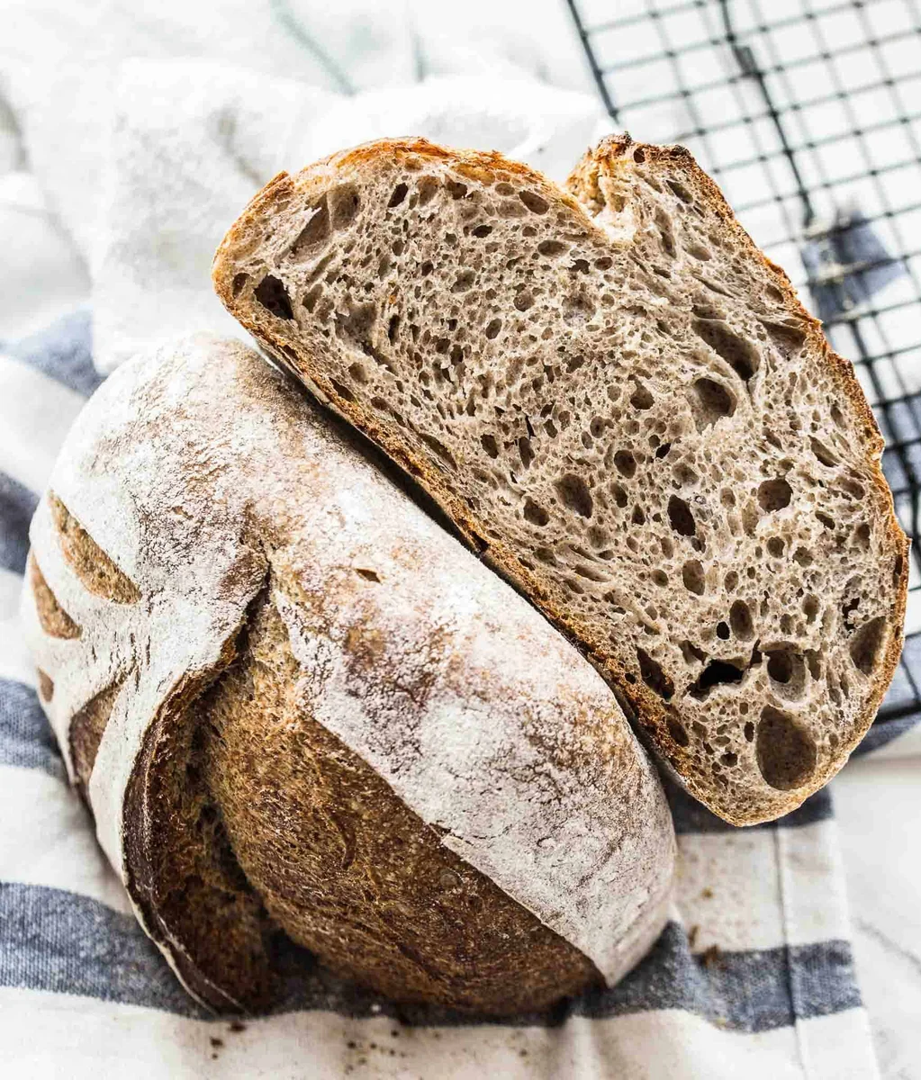 Flaxseed Meal Sourdough Bread