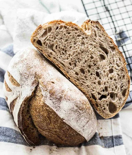 Flaxseed Meal Sourdough Bread