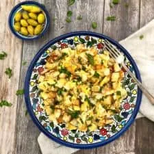 Huevos revueltos con patatas