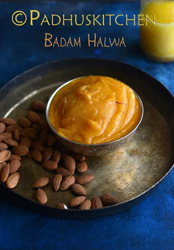 Badam Halwa-Almond Halwa Recipe