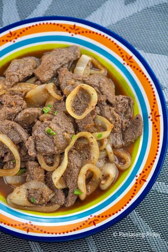 Receta de bistec tagalo