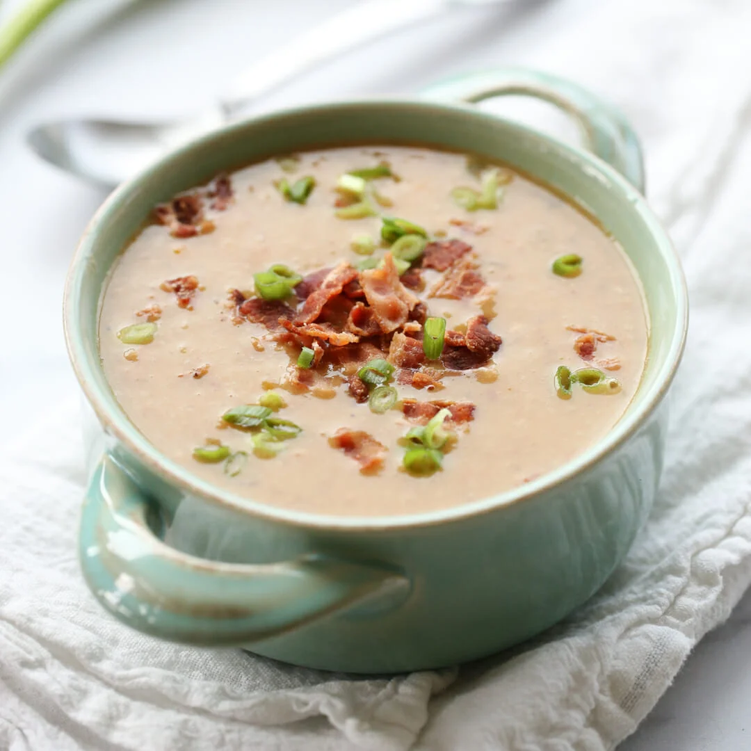 Pressure Cooker Bean and Bacon Soup