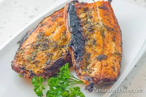 Baked Garlic Milkfish