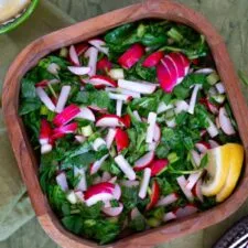 Radish Green Salad