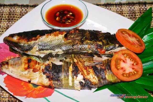 Genesee's Grilled Boneless Bangus in Pandan Leaves