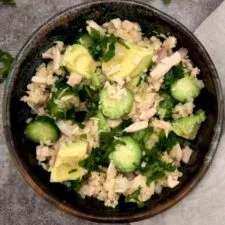 Ensalada de atún y quinoa