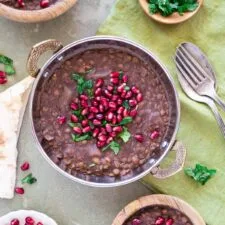 Rummaniyeh- Lentil Eggplant Stew