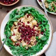 Freekeh Salad with Grilled Cauliflower