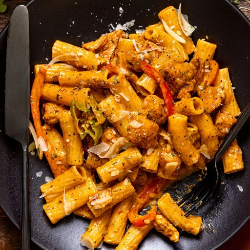 Authentic Jerk Chicken Rasta Pasta