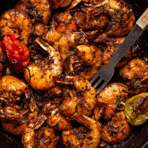 Jamaican Spicy 'Pepper' Shrimp