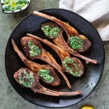 Cast Iron Lamb Chops