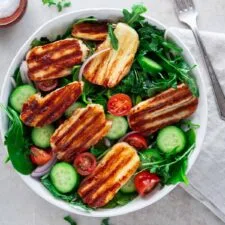 Ensalada de Queso Halloumi