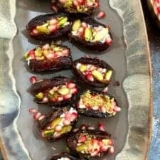Dates with Goat Cheese and Honey