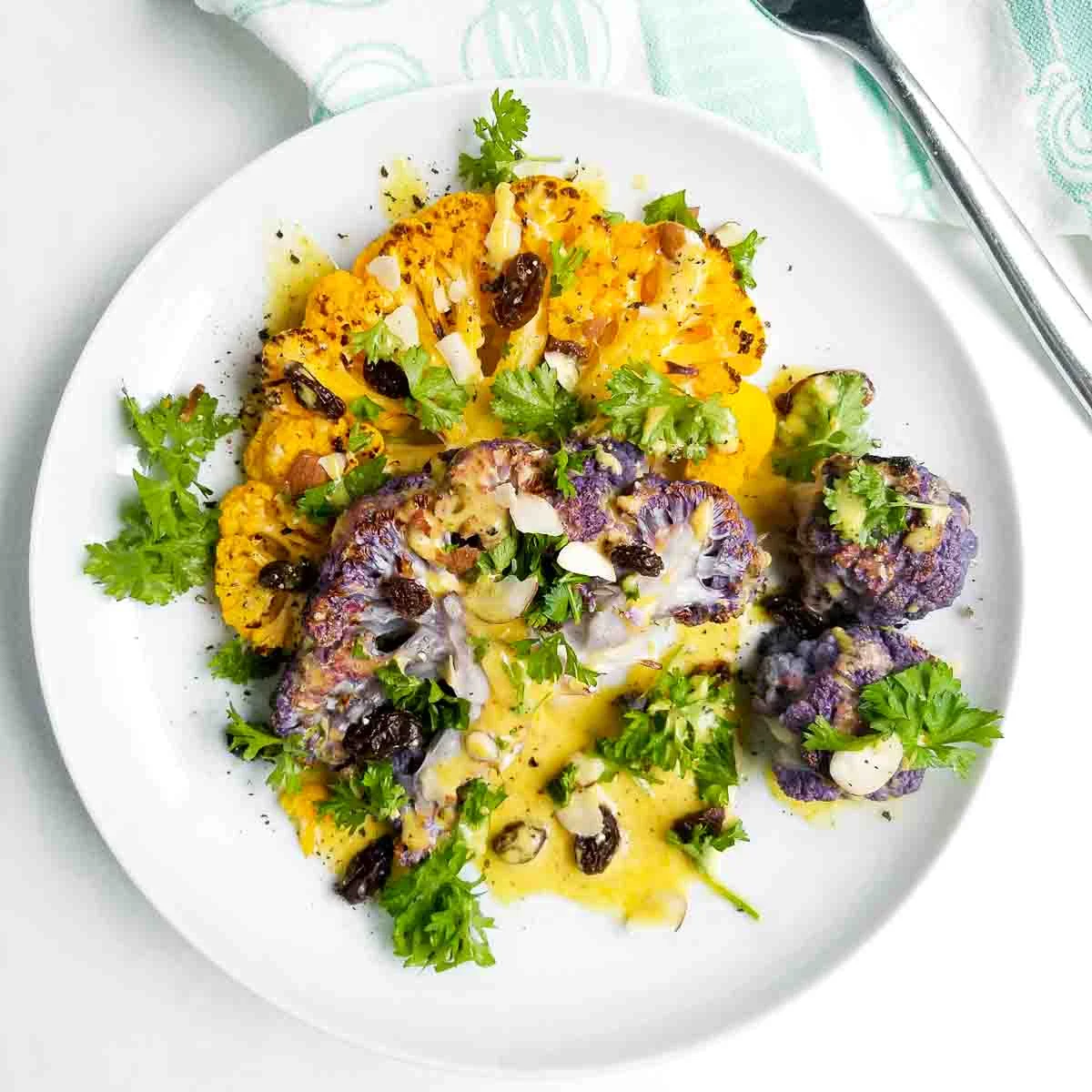 Cauliflower Steaks (Grilled or Oven Roasted)