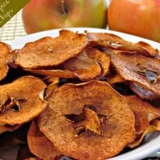 Pumpkin Spice Apple Chips