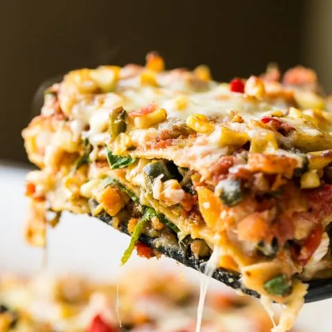 Enchiladas de verduras asadas