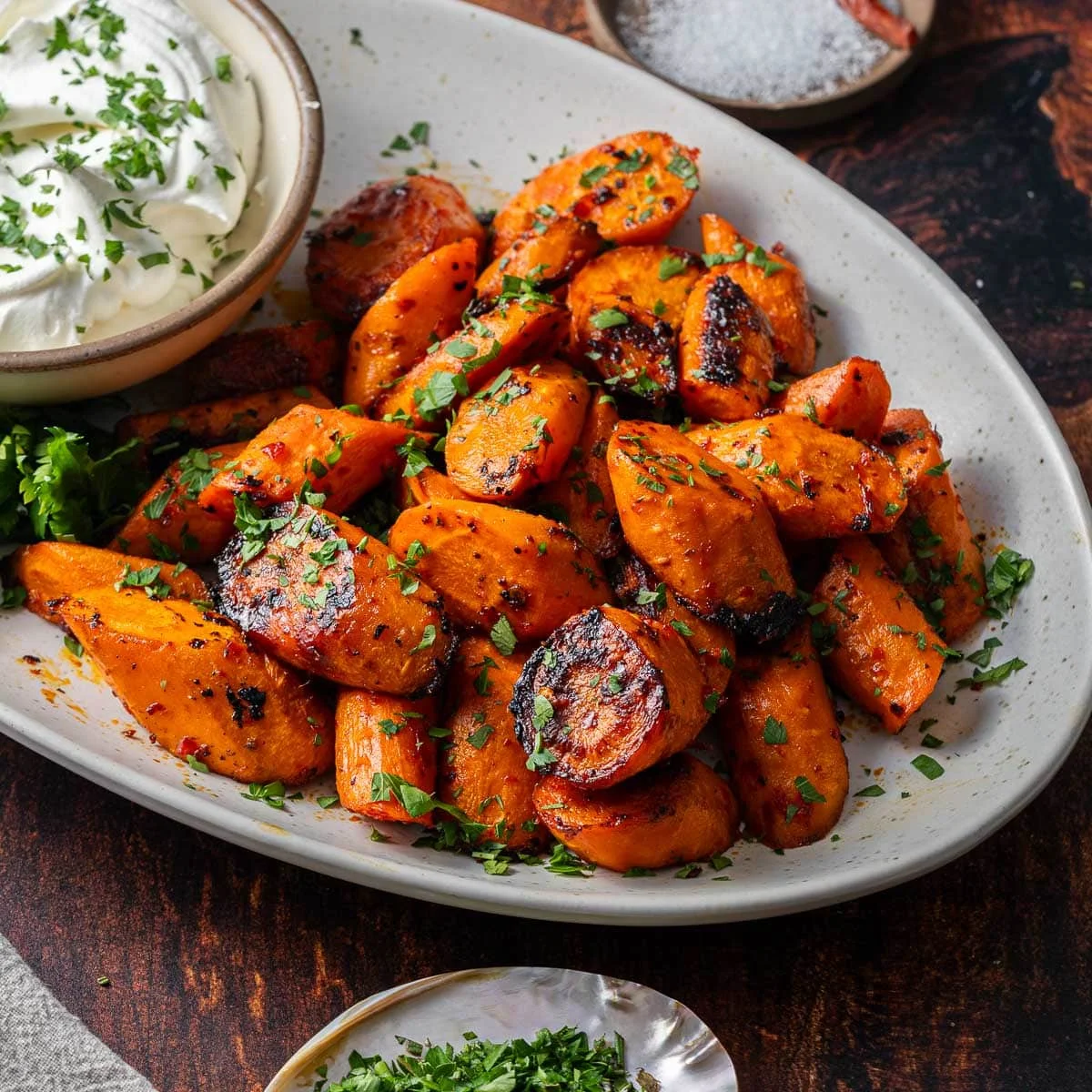 Honey Harissa Carrots