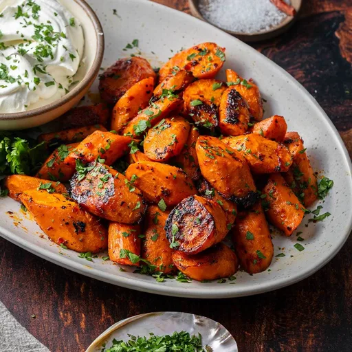 Zanahorias con Miel y Harissa