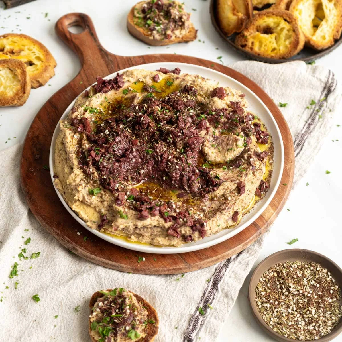 Olive Tapenade Hummus (Easy Recipe!)