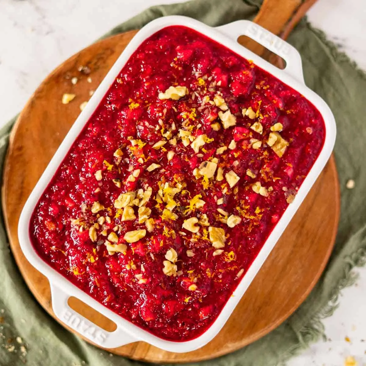 Cranberry Salad with Raspberry Jello
