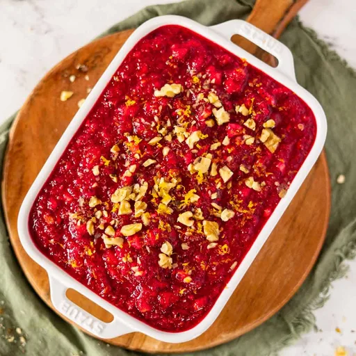 Cranberry Salad with Raspberry Jello