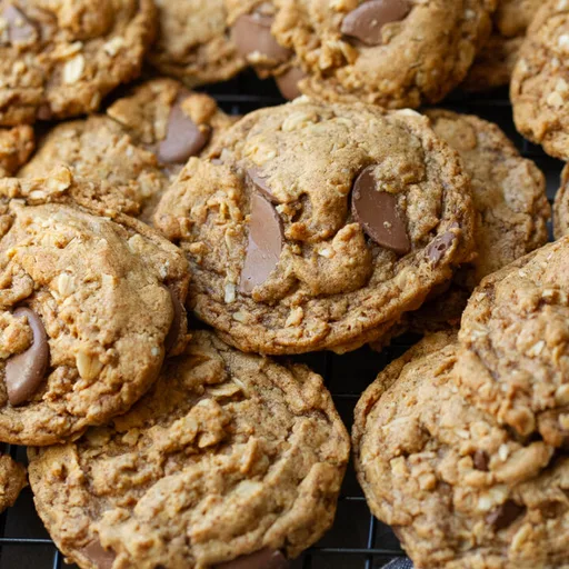 Gluten-Free Peanut Butter Oatmeal Cookies (Vegan option)