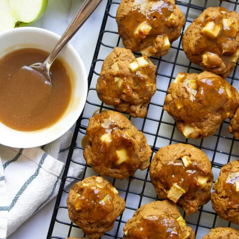 Maple-Glazed Apple Cookies